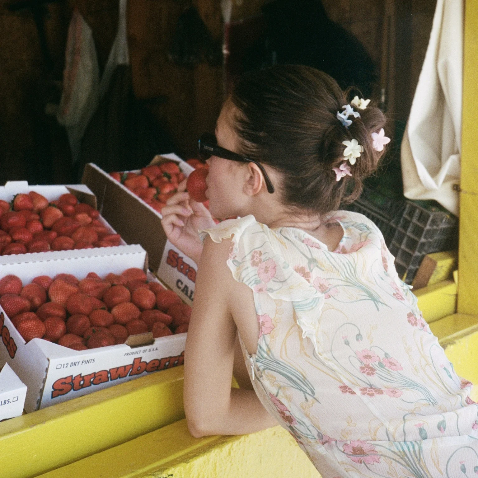 Baby Super Bloom Clip Set in Jelly Peach - Image 3