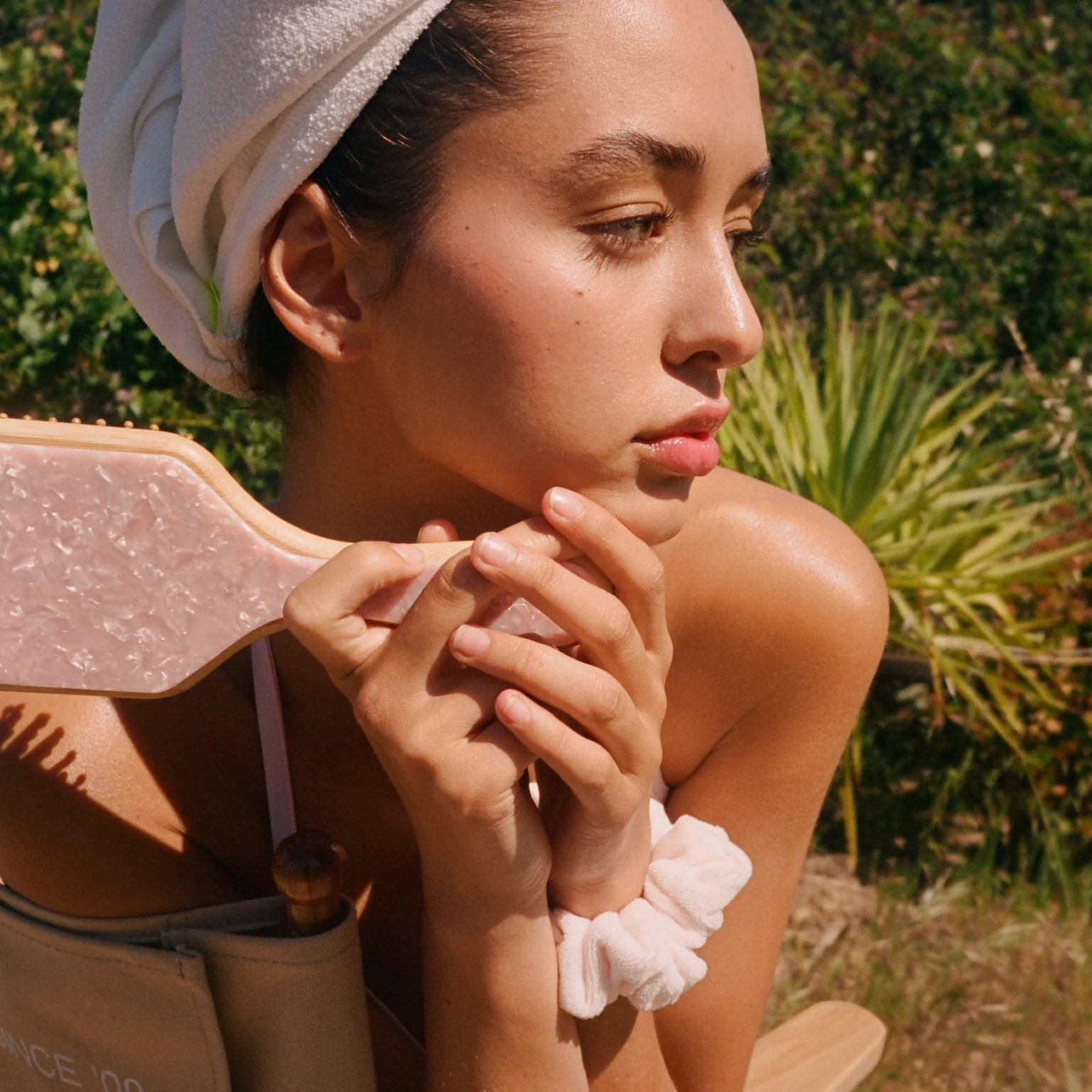 Bamboo Paddle Brush in Bellini - Image 5