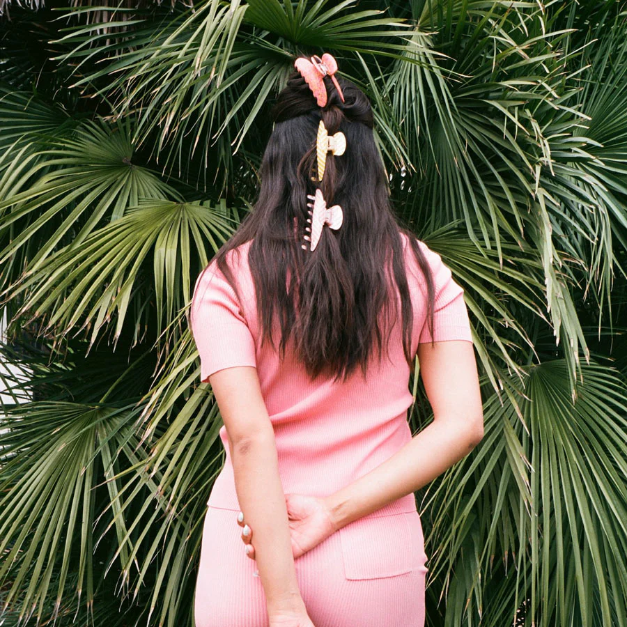 Big Effing Clip in Peach Cabana - Image 2