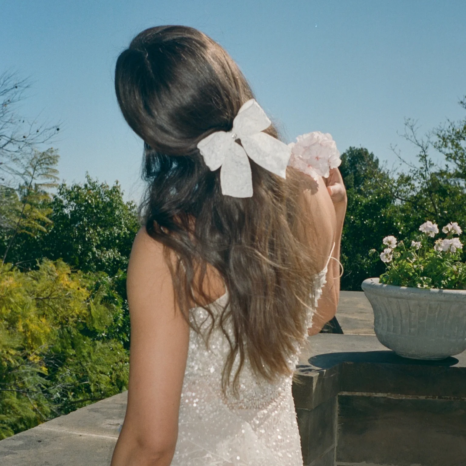 Bow Barrette in Tutu - Image 2