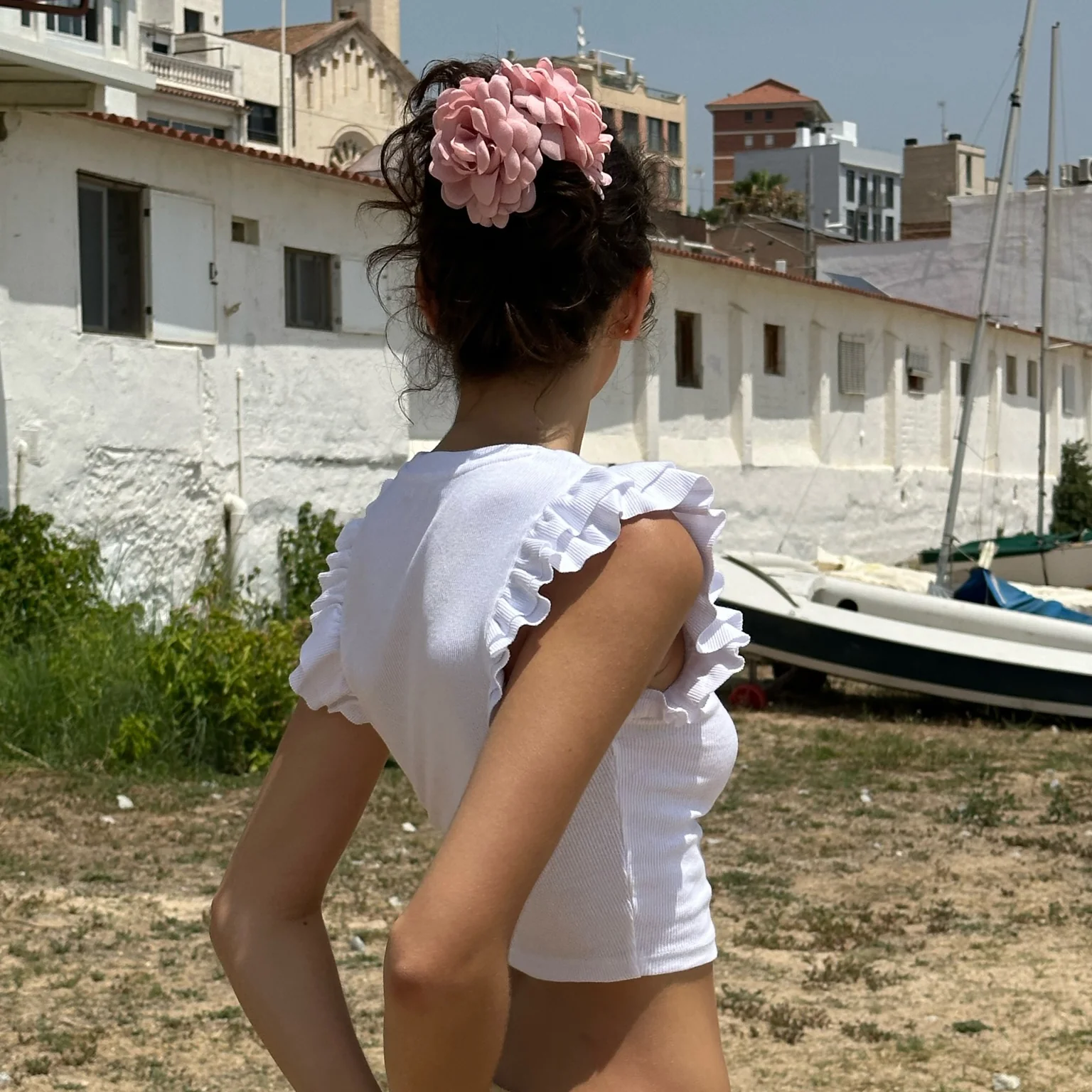 Camellia Clip in Blush - Image 4