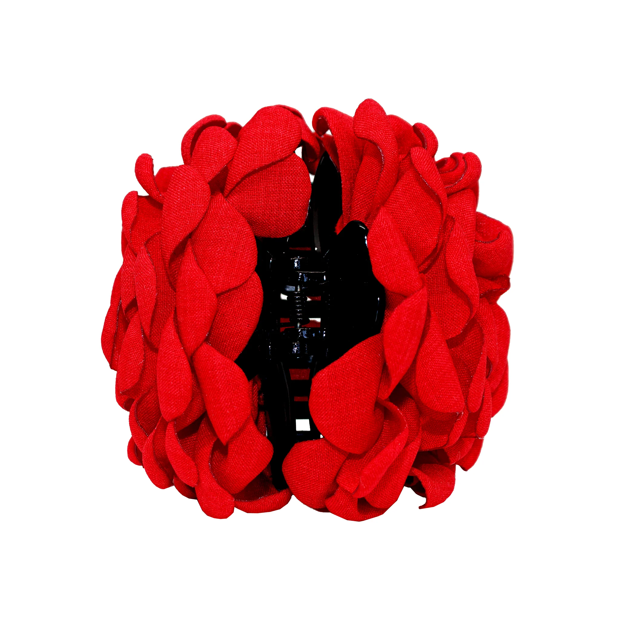 Camellia Clip in Sangria - Image 2