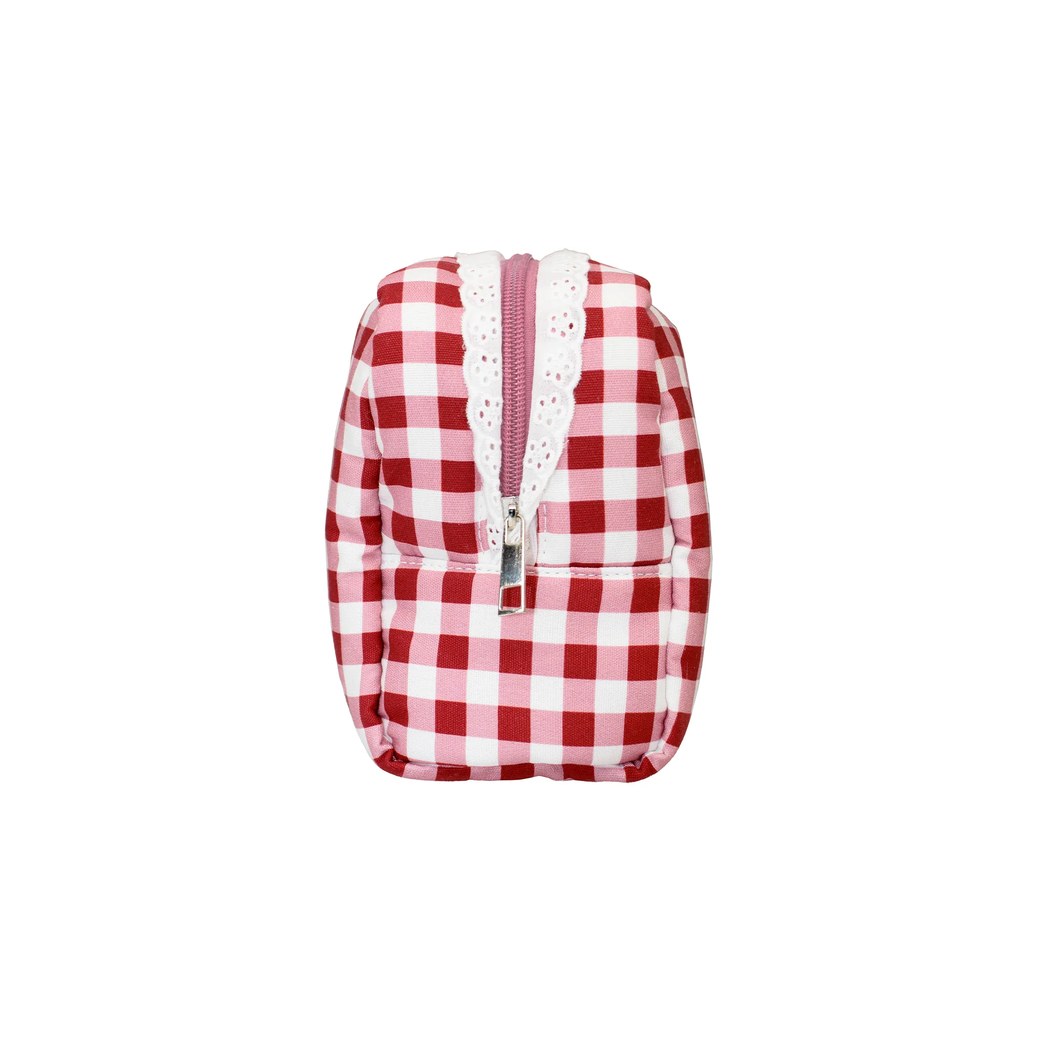 Gingham Pouch in Cherry Kiss - Image 3