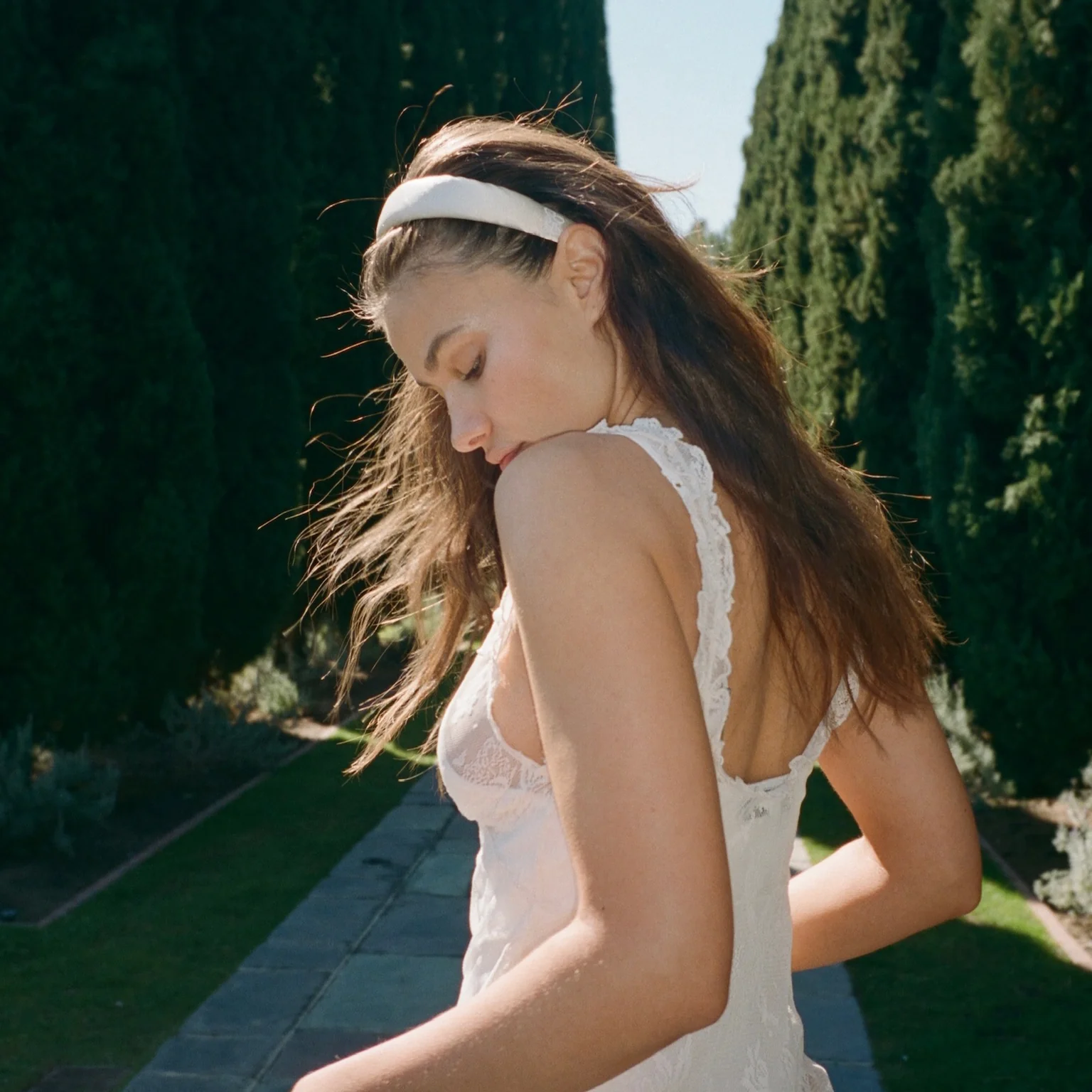 Halo Headband in Ivory - Image 3