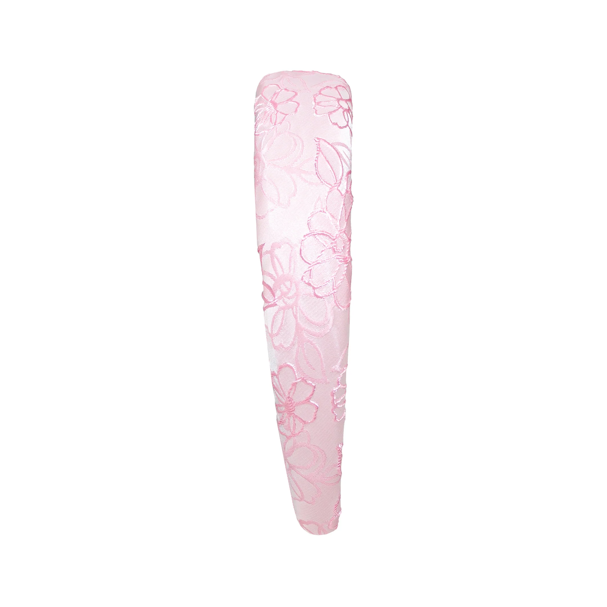 Halo Headband in Pink Embroidery - Image 2