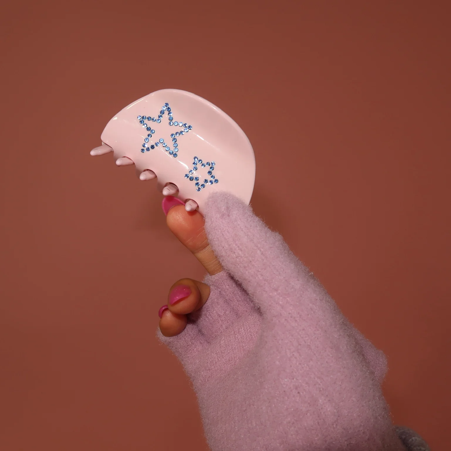 Luna Clip in Pink Flurry - Image 4