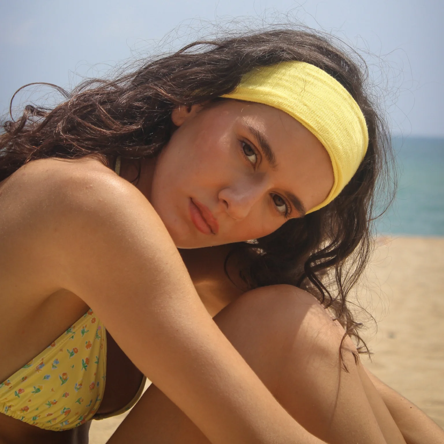 Pointelle Headband in Passionfruit - Image 3