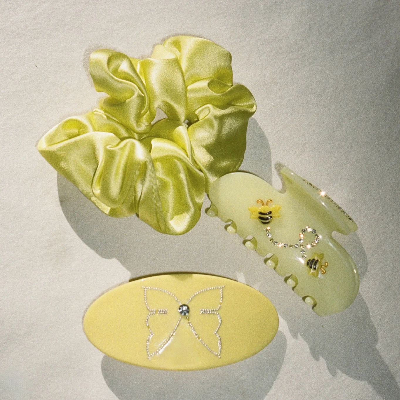 Ponytail Barrette in Lemon Drop - Image 3
