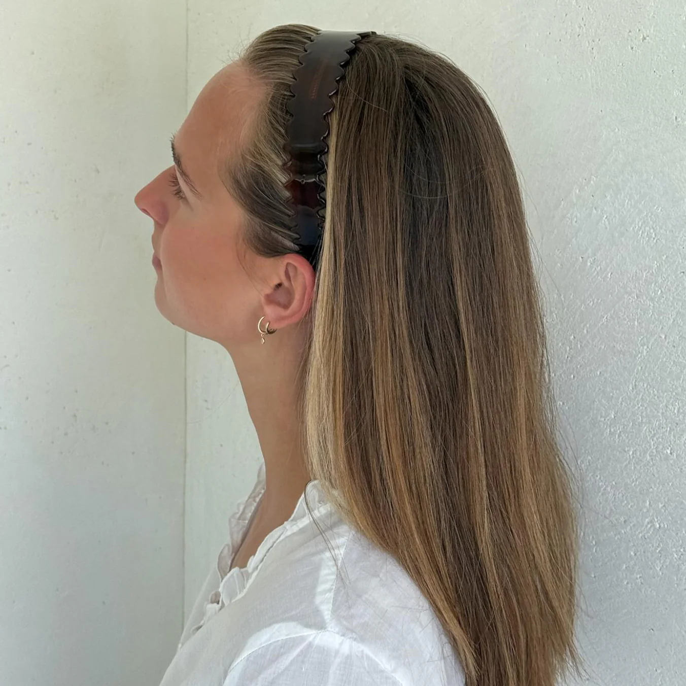 Starlet Headband in Scalloped Amber - Image 5