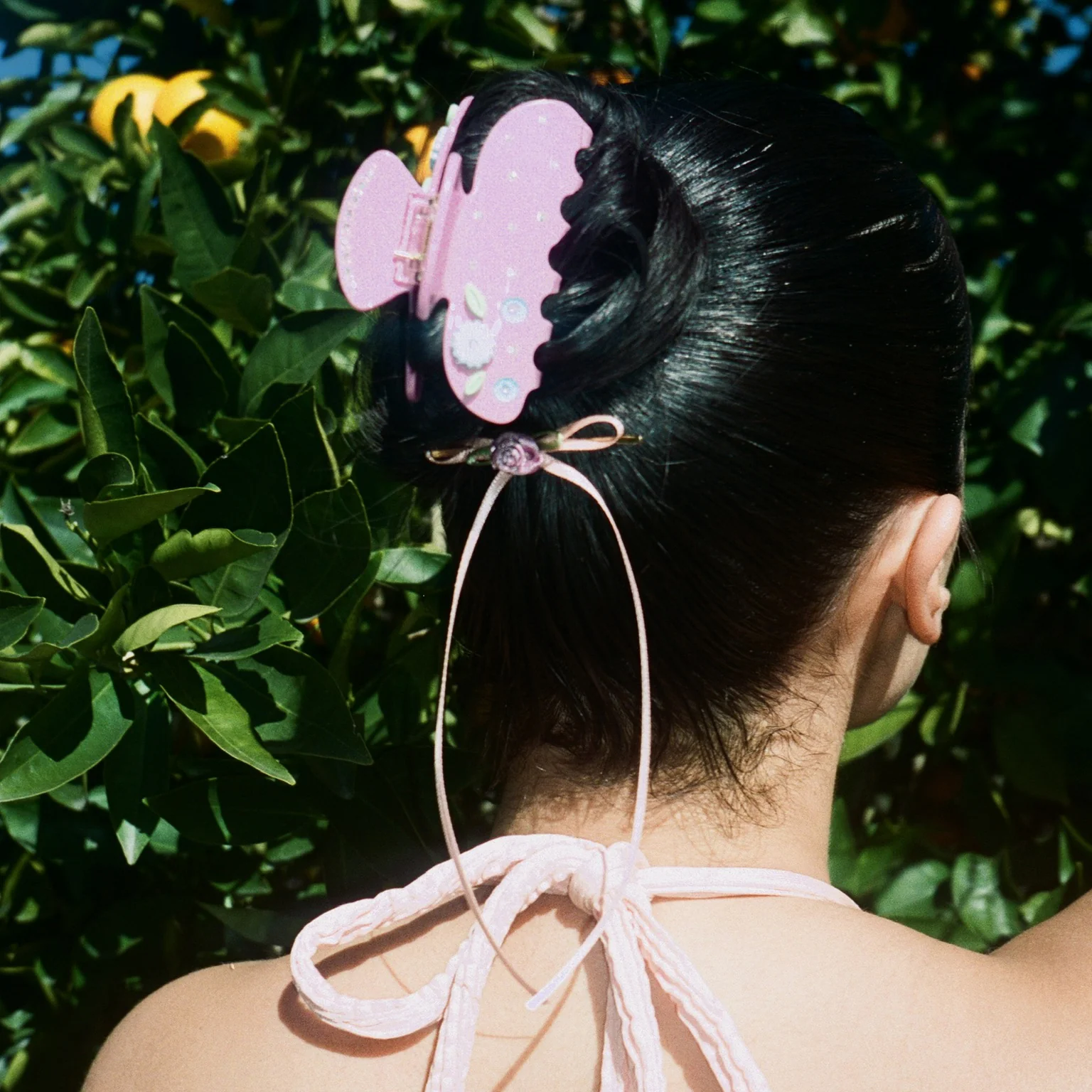 Sweetheart Clip in Mauve Bloom - Image 3