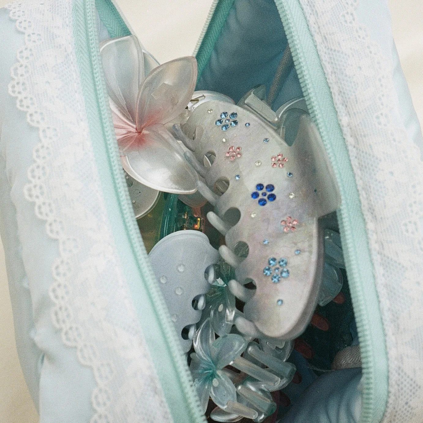 Water Fairy Pouch in Baby Aqua - Image 3